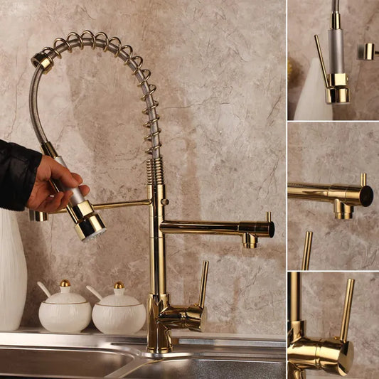 360° Movable Pull-Out Kitchen Faucet FARHANTRADERS