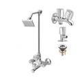 Stainless Steel & Brass Shower Set