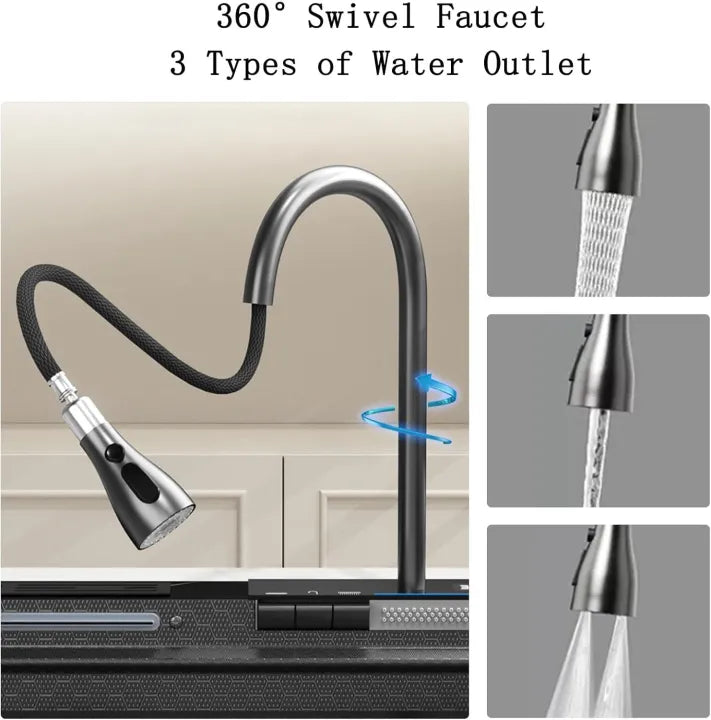 Luxury 304 Stainless Steel Piano Sink