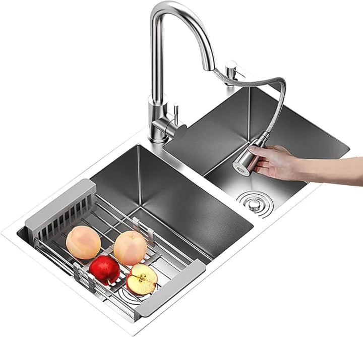 Stainless Steel Double Bowl Kitchen Sink