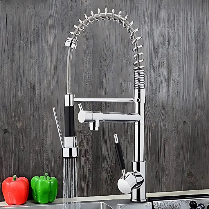 360° Movable Pull-Out Kitchen Faucet