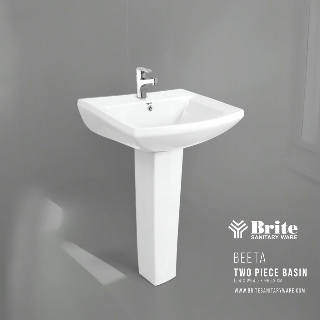 Beeta Two Piece Basin by Brite Sanitary Ware SANITARYHOMESUPPLIER