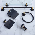 Matte Black 7-Piece Bathroom Set