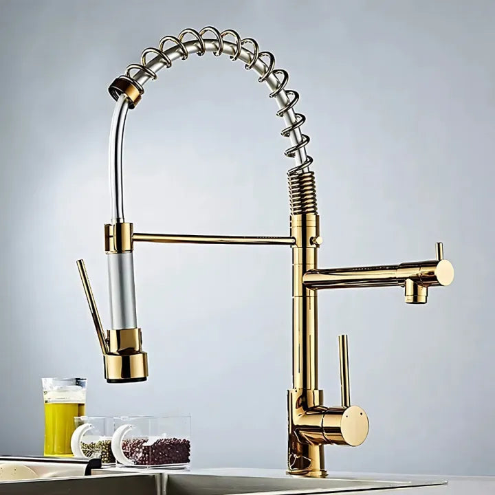 360° Movable Pull-Out Kitchen Faucet