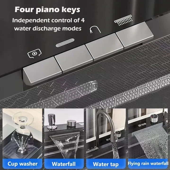 Luxury 304 Stainless Steel Piano Sink