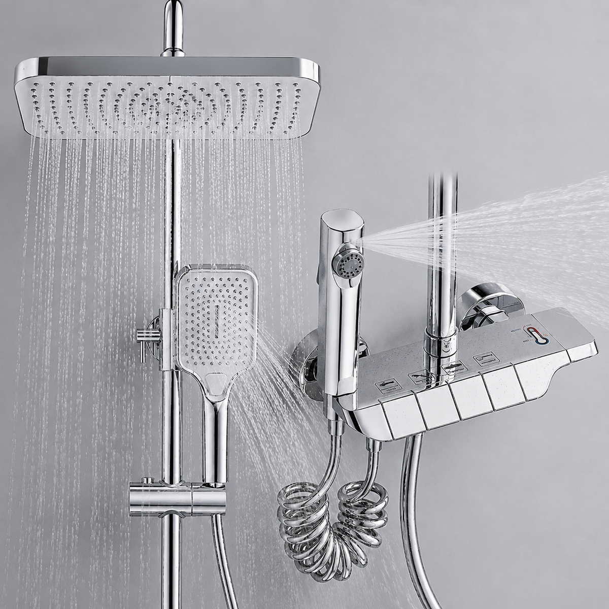 Complete Piano Bathroom Fittings Set FARHANTRADERS