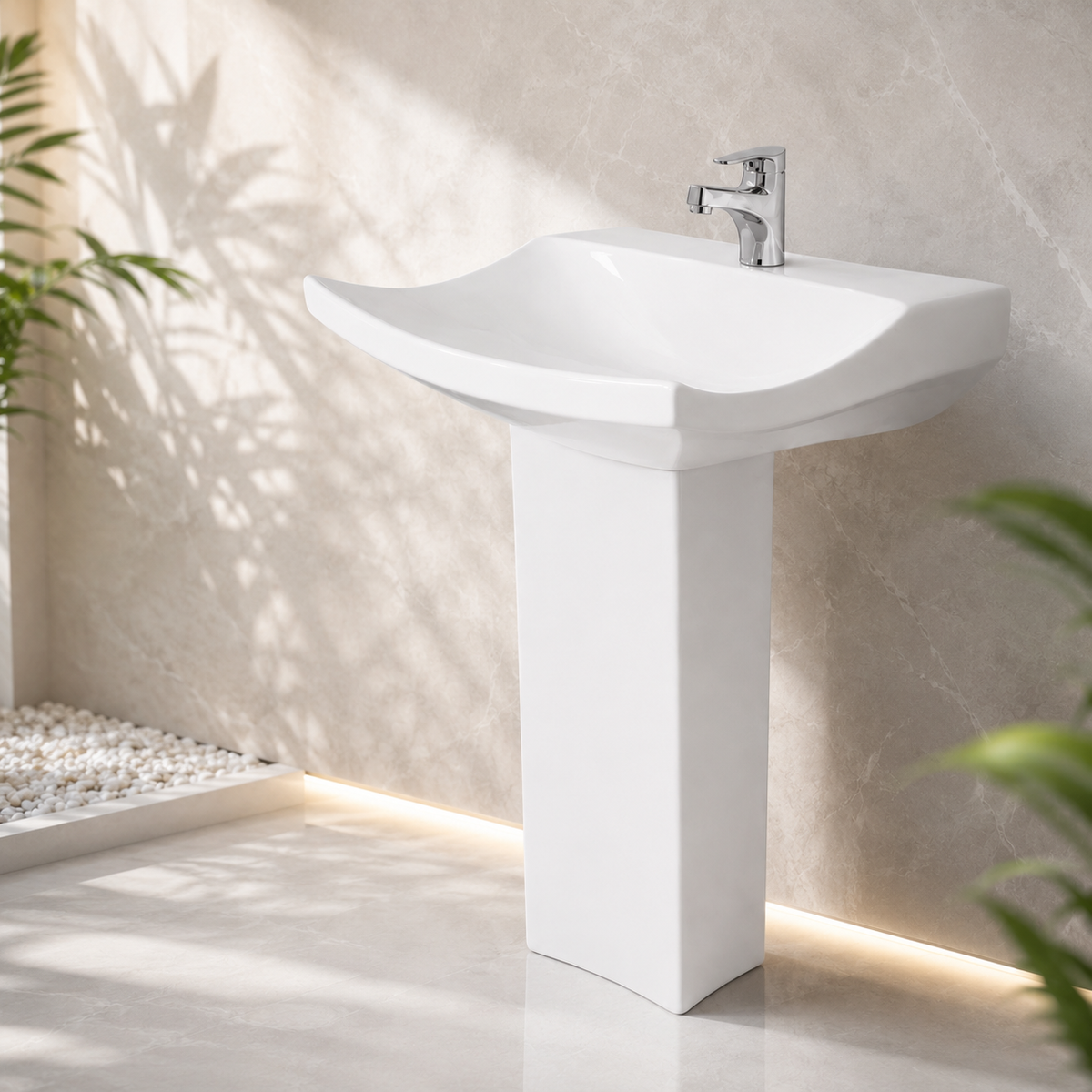 Delta Wash Basin Pedestal – Brite Sanitary Ware SANITARYHOMESUPPLIER