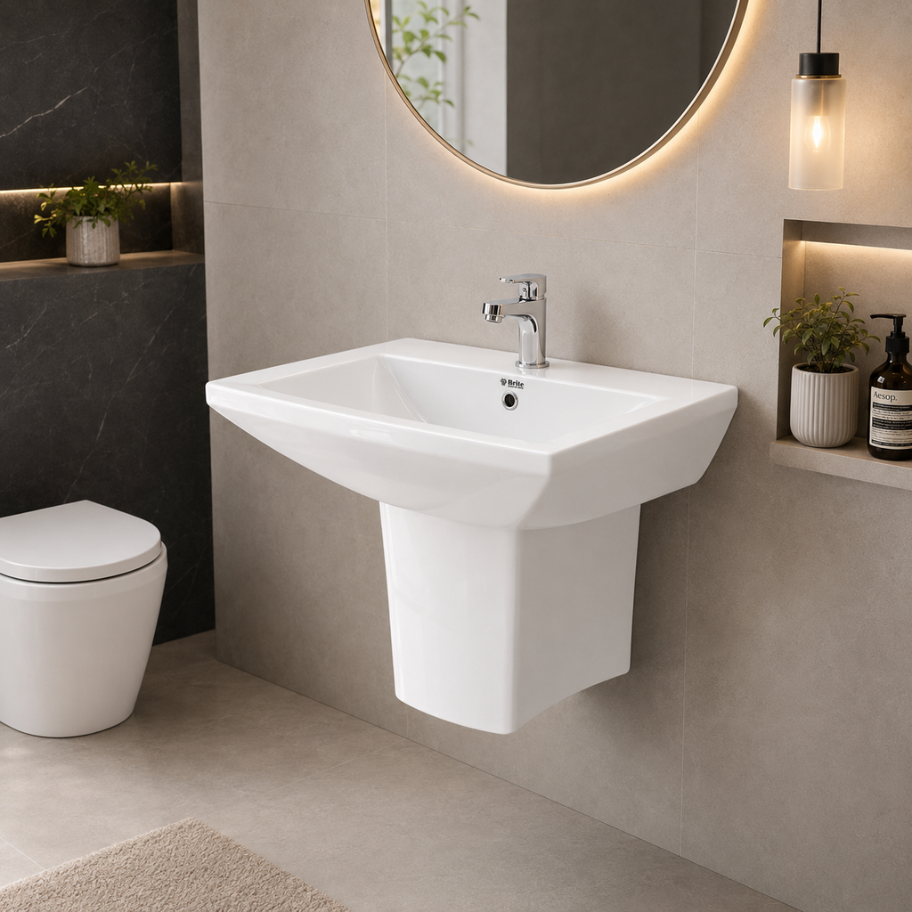Beauty One Piece Wall Hang Basin by Master Sanitary Ware SANITARYHOMESUPPLIER