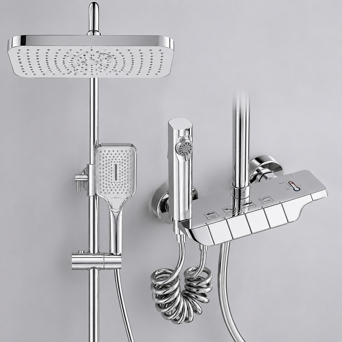 Complete Piano Bathroom Fittings Set FARHANTRADERS