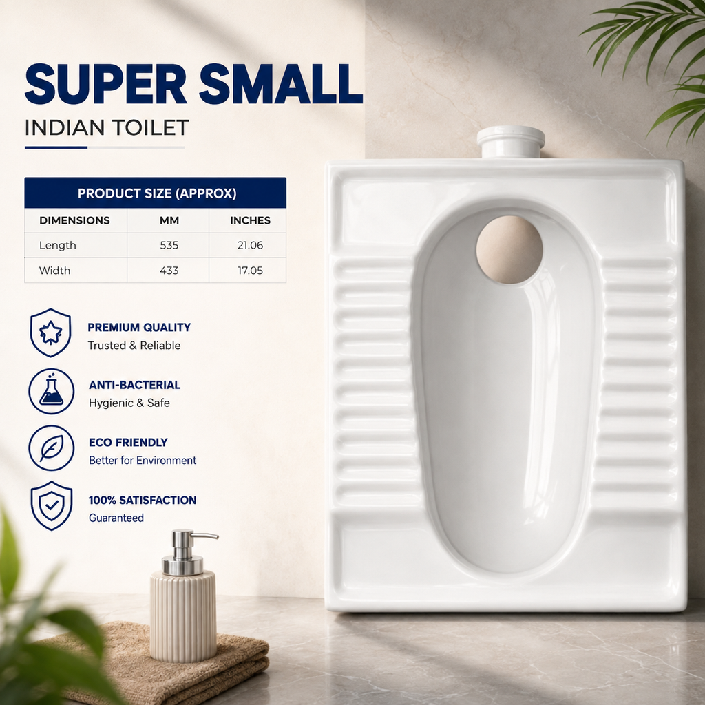 Super Small Indian Toilet – Brite Sanitary Ware SANITARYHOMESUPPLIER