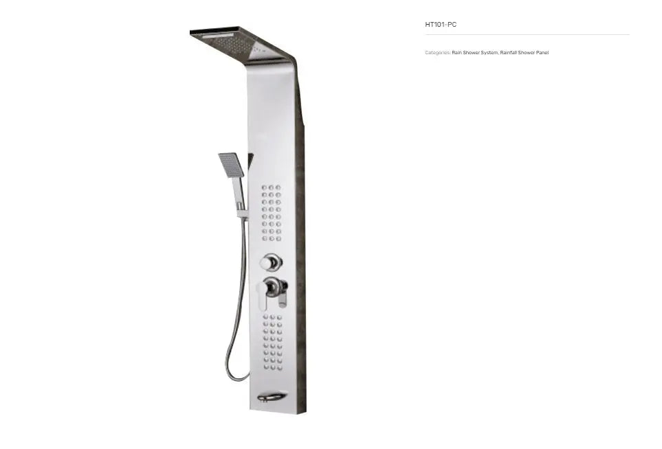 Luxury Stainless Steel Shower Panel